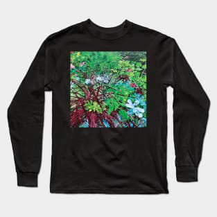 Our front garden in summer by Jo Reitze Long Sleeve T-Shirt